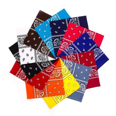 China Breathable Custom Design Fashion Wind Cotton Scarf Print Breathable Sublimation Seamless Bandana for sale