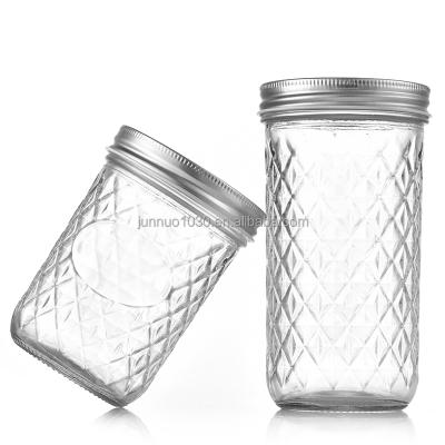 China Food 250ml Caviar Bottle Jam Jars Packaging Bottles For Honey for sale