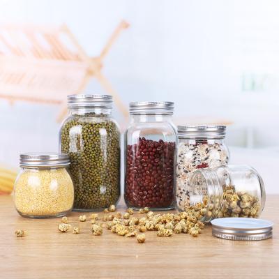 China Boston Viable Glass Bottles Wholesale 2021 Hot Sale Mini Spice Mason Jar Personalize Mason Jar Mugs for sale