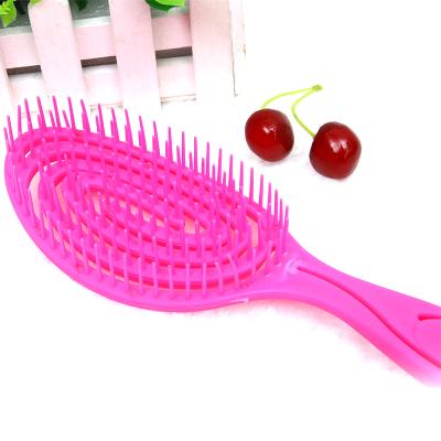 China Wholesale Compact Japanese Styling Hair Brush Comb High Quality Plastic Hair Brush Candy Curved Plastic for sale