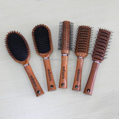 China Wholesale Professional Compact Professional Plastic Hair Brush Comb Water Transfer Hair Brush Plastic Painting Plastic for sale