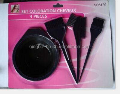 China Wholesale Ningbo Yinzhou Yinzhou Coloring Hair Brush Comb Barber Styling Cutting Tools Salon Tint Professional Plastic Hair Salon Brush for sale