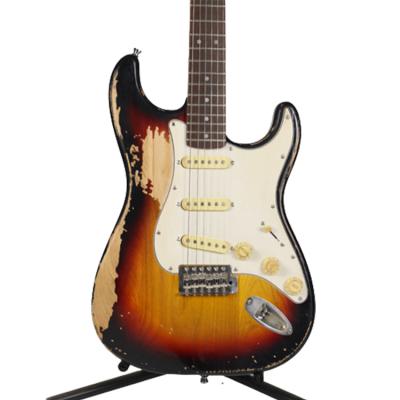 China Hot selling alder performance portable rosewood electric guitar for sale for sale