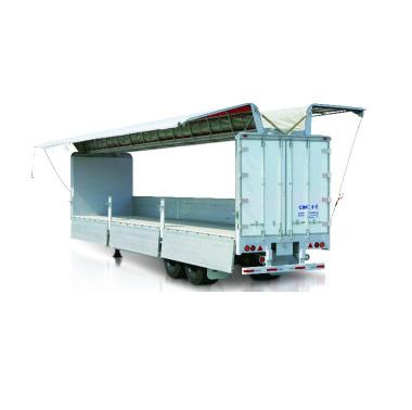 China Open Container Side Curtain Truck Trailer Semi Trailer Wing Type Trailer Semi Side Curtain Wing Type Trailer-Sider for sale