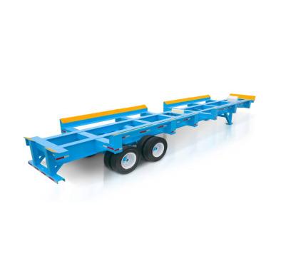 China Truck Trailer Port Container Chassis Terminal Skeleton Container Chassis Terminal Chassis Container Trailer Semi Trailer for sale