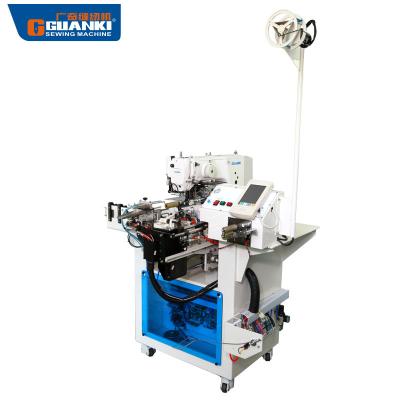 China Factory automatic elastic rubber with industrial pattern automatic machine head garment sewing machine line for sale