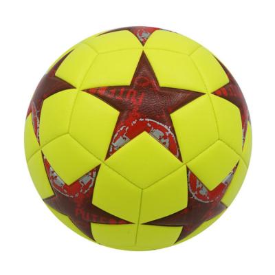 China high quality custom 3.5mm pvc logo color printed football size 5 pvc football official soccer balls for sale