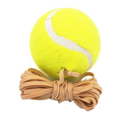 China Wholesale Custom Logo Training 4m Tennis Ball String White Elastic Heavy Tennis Ball 63.5mm From Manufacturer for sale