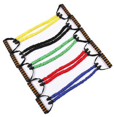 China Custom Made Durable Home Gathering Multifunctional Multifunctional Rope Band Arm Rope Resistance Band Elastic Trainer Thick Resistance Bands for sale