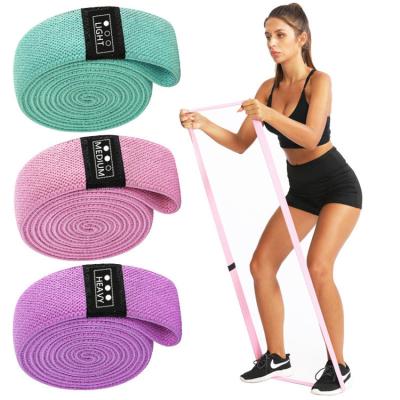 China Durable Hot Sale Pull Up Aid Stretch Loop Band Household Fabric Resistance Bands Multi Color Resistance Loop Band Set for sale