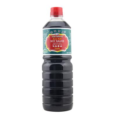 China 1000ml bulk traditional taste for restaurant OEM with factory price less salt light soy sauce 1000ml for sale