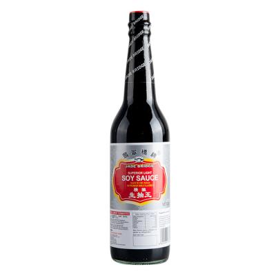 China Traditional Chinese Raw Material Soy Sauce Factory Manufacturer OEM Soy Sauce 625ml for sale