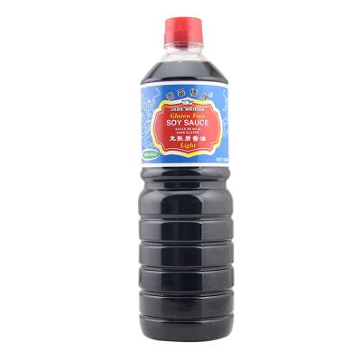 China 1000ml For Cooking Seasoning OEM With Factory Price Gluten Free Superior No MSG 1000ml Light Soy Sauce for sale