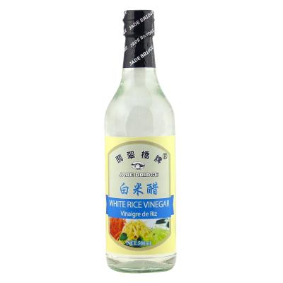 China wholesale bulk 500ml Jade Bridge White Rice Vinegar for cooking kitchen supermarkets OEM factory 500ml Jade Bridge White Rice Vinegar for sale