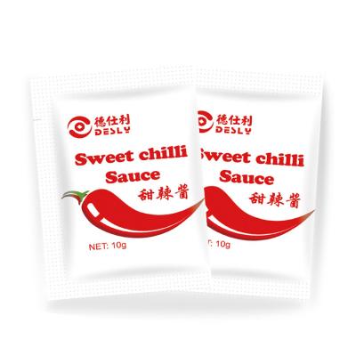 China wholesale bulk 10g Desly for kitchen OEM with factory price 10g sachet sweet chilli sauce for sale