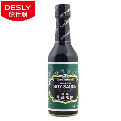 China wholesale Bulk 150ml Natural Brewed Cooking Recipes OEM With Factory Mushroom Dark Soy Sauce 150ml for sale