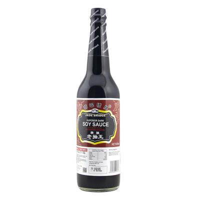 China 625 ml Naturally Brewed Seasoning OEM With Factory Price Superior Dark Soy Sauce 625 ml for sale