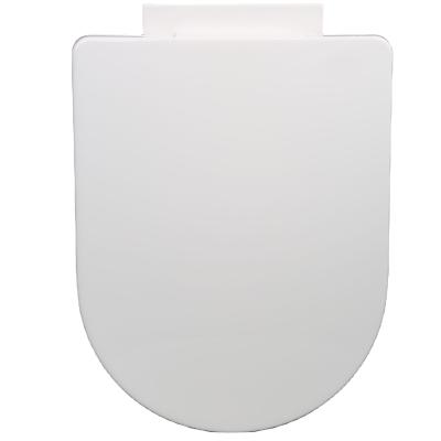 China Slow-end Plastic Toilet Seats LPA-049 D Shape Middle East Bathroom Toilet Seat With Soft Close Hinges for sale