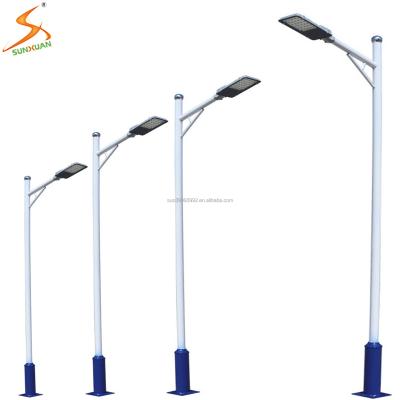 China Single Arm 5M Single Arm Street Light Pole Aluminum LED Hot Galvanized Steel Solar Street Light for sale