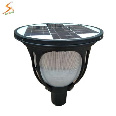 China High Power Aluminum Outdoor Solar Powered Garden System Lighting Light 20W Sensor Led Solar Garden Lights for sale