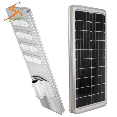 China Best ROAD Lightweight Solar Led Street Light All Die Cast Aluminum Solar Outdoor 200W All In One No Motion Sensor for sale