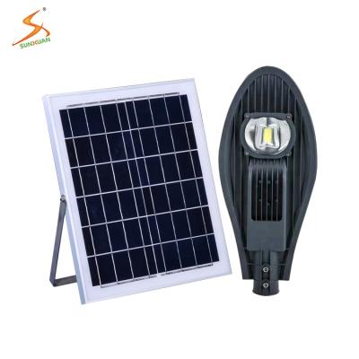 China Best LED Solar Road Light Fixtures IP65 Waterproof Solar LED COB Street Lights Outdoor for sale