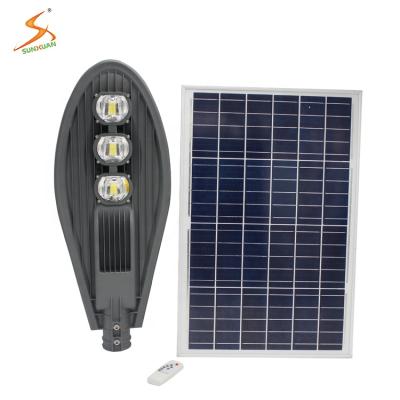 China All Aluminum Die Cast Solar Outdoor High Lumen 3000lm Die Cast All Aluminum Solar Outdoor Post Light COB Led Solar Street Light 150w for sale