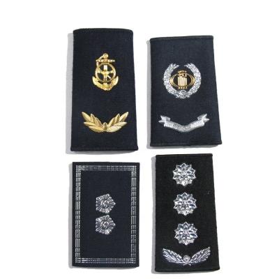 China For Unifrom Military Custom Pilot Epaulets Epaulets Shoulder Boards Army Formal Epaulet for sale