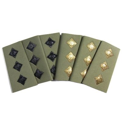 China For Unifrom Safety Military Uniform Epaulet Accessories Soft Metal Epaulet For Sale for sale