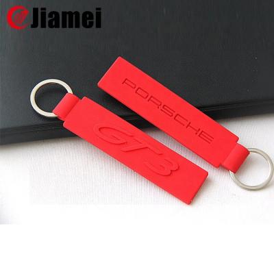 China Suitable For Travel PVC Soft Custom Rubber Key Chain 3D Logo Key Chain for sale