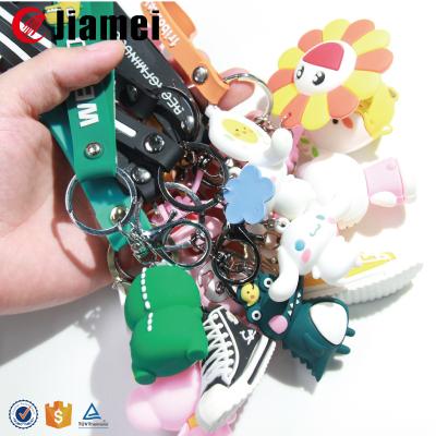 China Fashion Luxury Custom Special Rubber Manufacturer Key Chain for sale