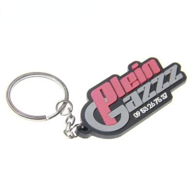 China Suitable For Travel Surprise Price PVC Key Chains Rubber Silicone Embossed Key Chain Security Keychains for sale