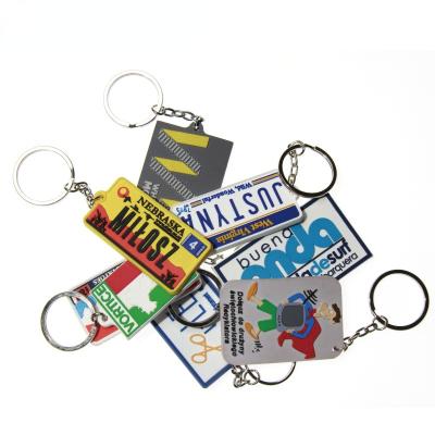 China Newly In Sale Pantone Color Other Key Chains PVC Key Chain Newly 3.5cm 5cm Gift for sale