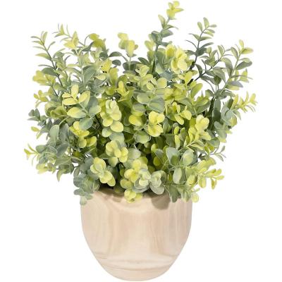 China Wholesale Cheap Artificial Realistic Home Decoration Large Green Silk Plant Artificial Plant For Weddings for sale