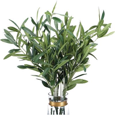 China Beautiful Colorful Wholesale Silk Eucalyptus Stems Artificial Tree Branches And Leaves For Home Office Decor for sale