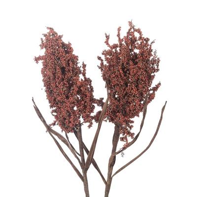 China New High Quality Artificial Sorghum MW89001 Artificial Flowers For Home Decoration Design Flowers for sale