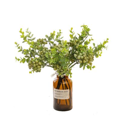 China YC9001 Artificial Moss Berries Branches For New Year Wedding Christmas Home Decorative for sale