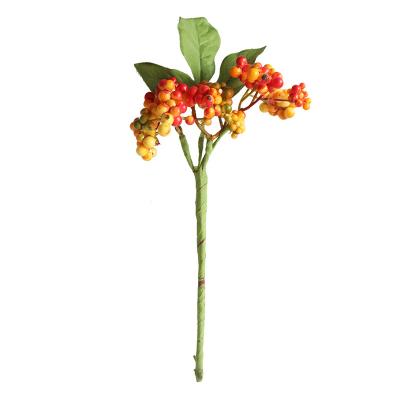 China GF13972 Berry Bunch Artificial Decorations Crafts Holiday For Christmas Tree and Home Decor for sale