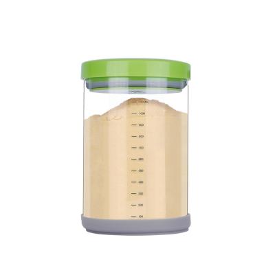 China Viable Easy Open Airtight Clear Dry Food Storage Jar Box, BPA Free Seal Airtight Lid for Cereal Snack Storage, Food Preservation for sale