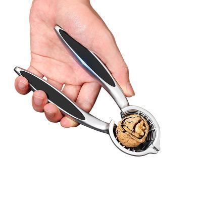 China Sustainable High Quality Durable Chrome Plated Spring Loaded Pecan Nut Cracker Tool for sale