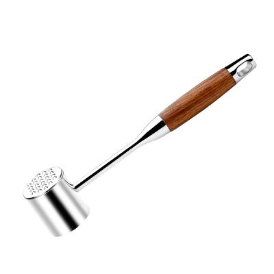 China Durable Heavy Duty Stainless Steel Meat Tenderizer Mallet Kitchen Beef Hammer Tool for sale