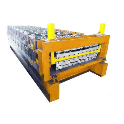 China Aftermarket Guarantee Color Steel Roofing Sheet Panel Roll Forming Machine Double Layer IBR Glazed Tile Making Machine for sale