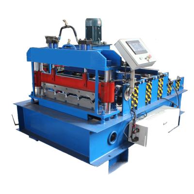 China Building Material Stores South Africa 686 IBR r Galvanized Panel Metal Roof Sheet Roll Forming Machine for sale