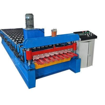 China Quality Assurance Trapezoidal Roofing Tile Making Machine Roll Forming Machine for sale