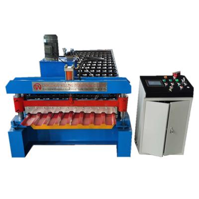 China Popular Hotels Trapezoidal Sheet Sheet Roll Forming Machine for sale