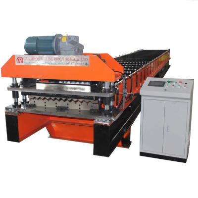 China Building Material Stores Material 550MPA Hard Corrugated Roof Sheet Making Machine Roll Forming Machine for sale