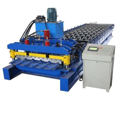 China Hotels Glazed Tile Roof Roll Forming Machine Metropole For Nigeria for sale