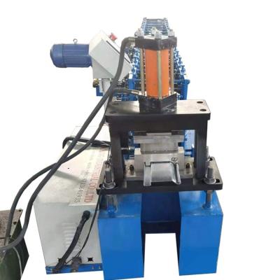 China Fully Automatic Galvanized Long Service Life Metal Rolling Shutter Door Bottom Rail Roll Forming Machine for sale