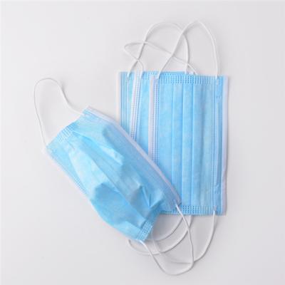 China Wholesale 3 Ply Adult Nonwoven Blue Pink Disposable Medical Face Masks for sale