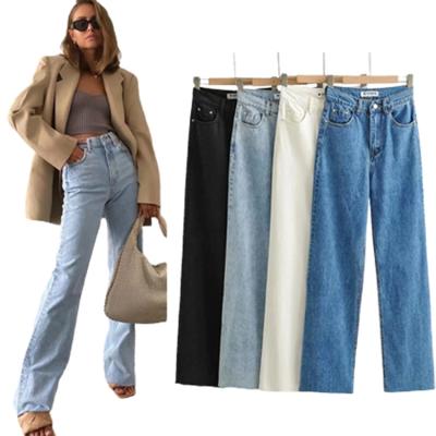 China European and American Autumn Women's XS-L jeans broom street style sexy waist denim pants breathable new high for sale